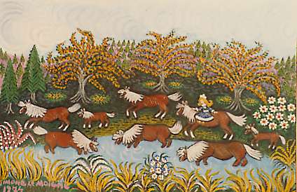 La rentrée des chevaux